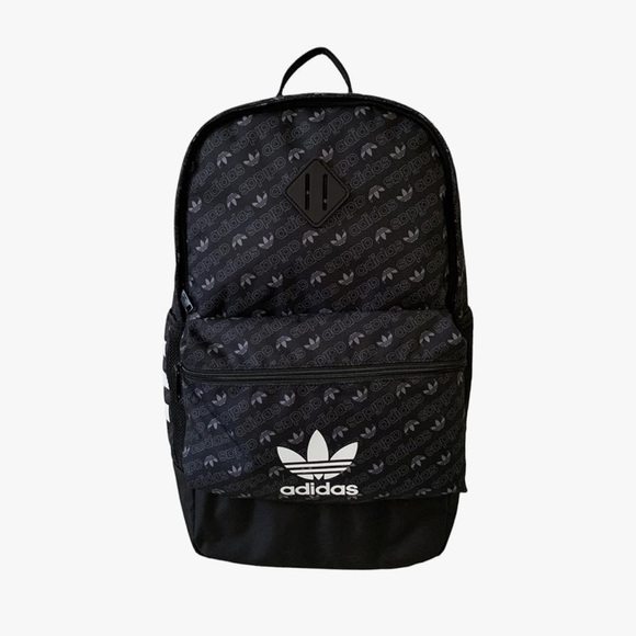 ADIDAS ORIGINALS BASE BACKPACK MONOGRAM/BLACK/WHITE, NEW NO TAG - Picture 1 of 6